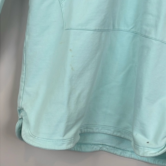 Vineyard Vines Girl Size 12-14 Aqua Quarter-Zip Pullover Cover-Up Dress - Picture 7 of 7